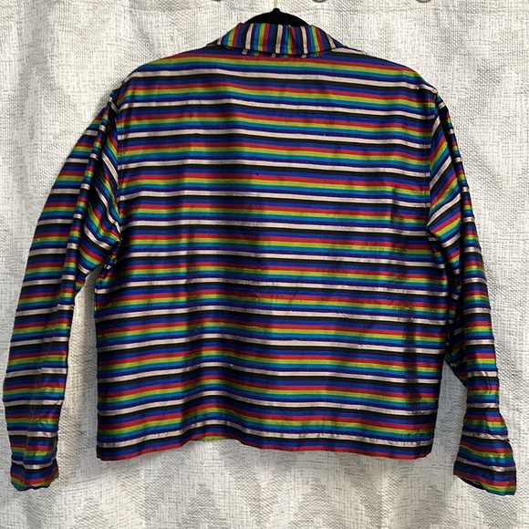 Chico’s Dupioni Silk boxy jacket - Picture 4 of 4